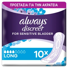 Always Discreet Σερβιέτες για την Ακράτεια Plus Lo …