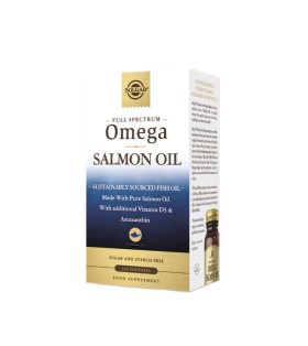 SOLGAR Full Spectrum Omega Salmon Oil 120softgels