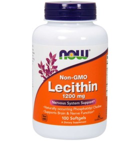 Now Foods Lecithin1200mg 100 Softgels