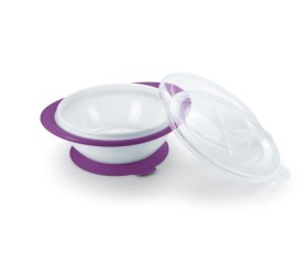 Nuk Easy Learning Bowl Purple 6m+ 1pc