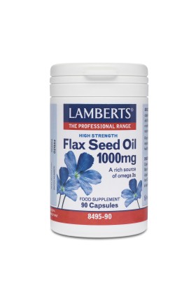 LAMBERTS FLAX SEED OIL 1000MG 90CAPS