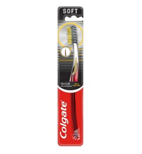 Colgate Slim Soft Advanced Gold Charcoal Toothbrus …
