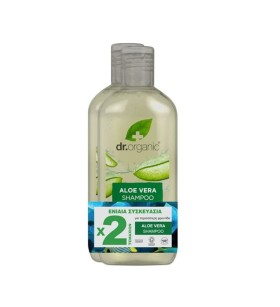 Dr. Organic Set Aloe Vera Shampoo Double Pack Ενυδ &hellip;