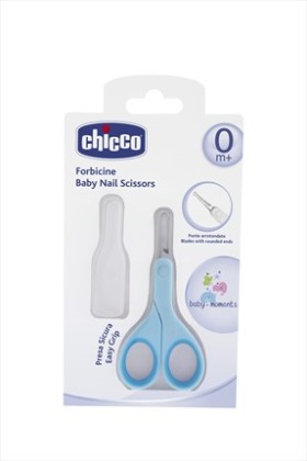 CHICCO SAFETY SCISSORS (BLUE) WITH CASE 0m +