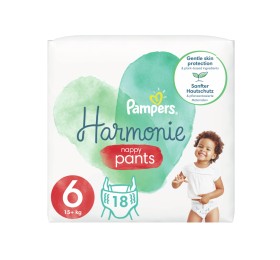 Pampers Harmonie Nappy Pants No6 (15 + kg) 18pcs