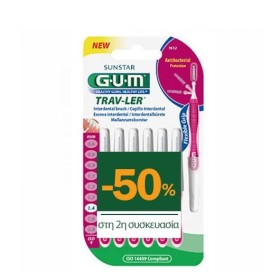 Gum 1612 Μεσοδόντια Trav-Ler Cylindrical 1,4mm 6τμ …