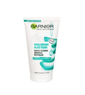 Garnier Hyaluronic Aloe Foam Gently Cleanse Smooth ...