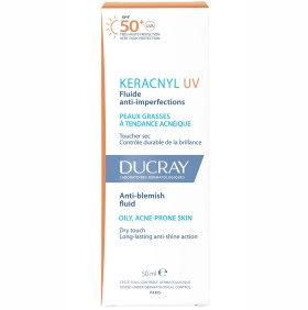 Ducray Keracnyl UV Anti-Blemish Fluid SPF50 Λεπτόρ …