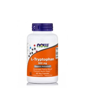 Now L-Tryptophan 500mg 60 veg caps