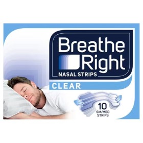 Breathe Right® Clear 10 Ταινίες Μεσαίο Μέγεθος