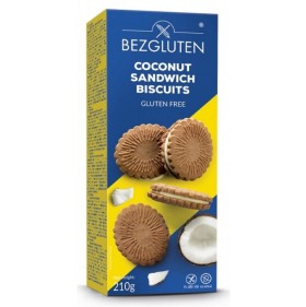 Bezgluten Coconut Filled Cookies 210gr
