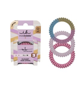 Invisibobble Slim Εlegant Hair Spiral Λαστιχάκια Μ …