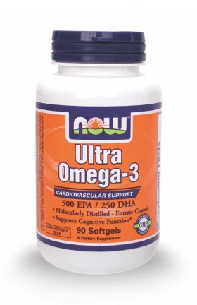 Now Foods Ultra Omega-3 500 EPA / 250 DHA 90 Softgel…