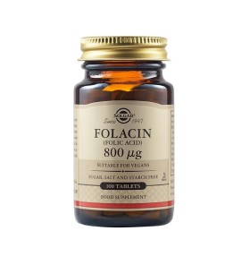 Solgar FOLIC ACID 800μg tabs 100s