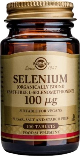 SOLGAR SELENIUM 100MCG 100TAB