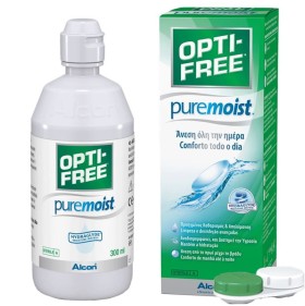 Alcon Opti Free Puremoist Υγρό Φακών Επαφής 300ml
