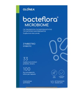 Bacteflora Microbiome 10 φυτοκάψουλες