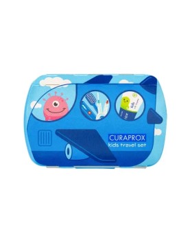 Curaprox Kids Travel Set για 6-12 Ετών Γαλάζιο με …