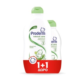 Proderm Σαμπουάν & Αφρόλουτρο Natural Care No2 1-3 …