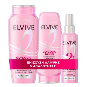L'Oreal Paris Set Elvive Glycolic Gloss Leave-In S …