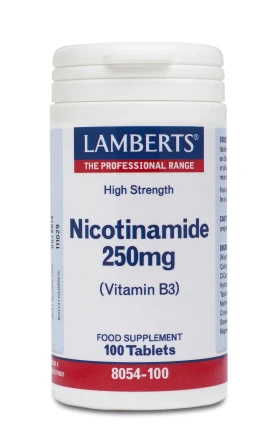 LAMBERTS NICOTINAMIDE 250MG 100TABS