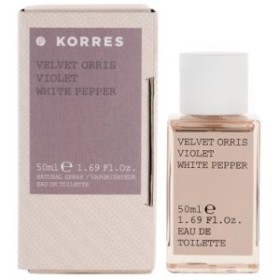 KORRES EAU DE TOILETTE VELVET ORRIS,VIOLET,WHITE P …