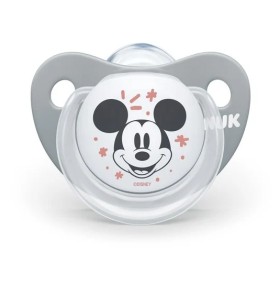 Nuk Trendline Mickey Silicone Pacifier with Case White ...