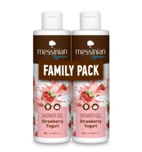 Messinian Spa Set Family Pack Αφρόλουτρο Strawberr …
