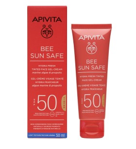 Apivita Bee Sun Safe Hydra Fresh Tinted Face Gel-C…