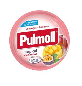 Pulmoll Candies with Tropical Fruit Flavor & Acc...