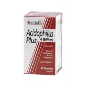 HEALTH AID ACIDOPHILUS PLUS 4 BILLION VEGETARIAN C…