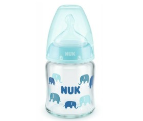 Nuk First+ Choice Plus Γυάλινο Μπιμπερό 0-6m με Θη …