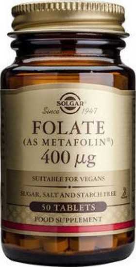 SOLGAR Folate 400mg 50tabs