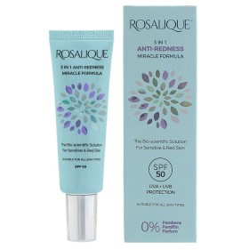 Rosalique 3 in 1 Anti-Redness Miracle Formula SPF5…