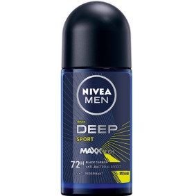 Nivea Men Deo Deep Sport 72h Roll-on Ανδρικό 50ml