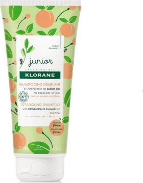 Klorane Junior Shampooing Demelant με Άρωμα Ροδάκι …