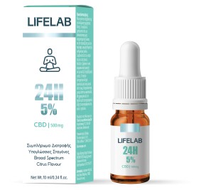 Lifelab CBD 24H 5% Συμπλήρωμα Διατροφής 10ml