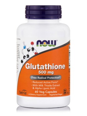 Now Foods Glutathione 500mg, w Silymarin and Alpha …