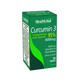 Health Aid Curcumin 3 600mg 30Tabs