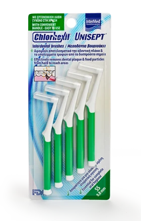 INTERMED Chlorhexil Unisept Interdental Brushes SS …