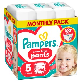 Pampers Active Baby Pants No.5 (11-17kg) 164 Πάνες