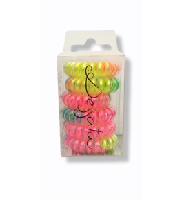 Dessata Multicolor Hair Rubbers 6pcs