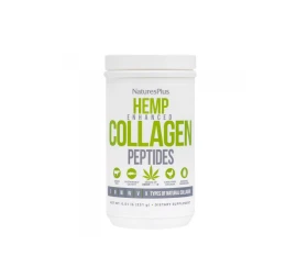 Nature's Plus Hemp Enhanced Collagen Peptides powd …