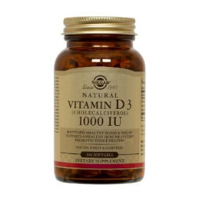 SOLGAR VIT. D-3 1000 IU softgels 100s