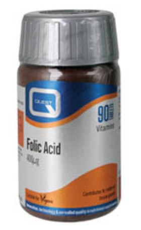 QUEST FOLIC ACID 400µg 90TABS