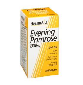 HEALTH AID EVENING PRIMROSE OIL 1300MG 30'S