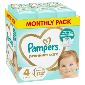 Pampers Premium Care Monthly Pack Πάνες Νο4 (9-14k …