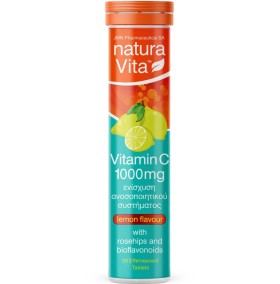 Natura Vita Vitamin C 1000mg Lemon Flavor 20eff.ta …