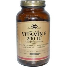 SOLGAR VITAMIN E 200 IU SOFTGELS 250CAP