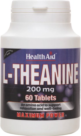 HEALTH AID L-THEANINE 200mg 60Tabs